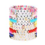 12PCS Friendship Bracelets, Album Inspired Bracelets Set, Friendship Bracelets Set for Music Lover, Jewelry Accessories for Women and Girls,1989 Lover Fearless Reputation