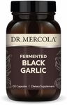 Dr. Mercola Fermented Black Garlic - Antioxidant Supplement - for Immune, Cellular & Heart Health Support - Includes S-Allyl-Cysteine - Non-GMO, Gluten-Free & Soy-Free - 60 Capsules (30 Servings)