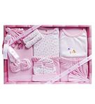 MINI BERRY M D IMPEX BANGALORE 13 Piece Unisex Baby's Gift Set (Pink)