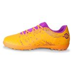 Nivia Rabona 2.0 Turf Football Shoes for Mens, Rubber Stud with PVC Synthetic Leather, Soft Cushion die Cut N R eva Sockliner, Light Weight die Cut Insole (Neon Citrus, Festival Fuchsia) UK-5