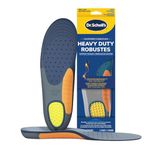 Dr. Scholl's Heavy Duty Support Insole Orthotics, Big & Tall, 200lbs+, Wide Feet, Shock Absorbing, Arch Support, Distributes Pressure, Trim to Fit Inserts, Work Boots & Shoes, Men Size 8-14, 1 Pair