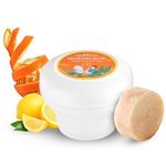 Satthwa Organic Shaving Soap infused with Neroli, Lemon & Orange | Create the Perfect Lather | Excellent for Silky Smooth Shaves | Hydrates and Shields, 50g (1.7oz)