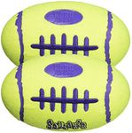 KONG Air Squeaker Football Dog Toy [Set of 2] Size: Medium