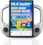 14.4 Inch Android 2K Screen Car Radio for Chevrolet Colorado 2013 2014 2015 2016 2017 2018 Wireless CarPlay & Android Auto, GPS Navigation,8GB RAM 128GB ROM, Retains Original Controls & Functions