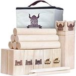 GoSports Kubb Viking Clash Toss Game Set for Kids & Adults