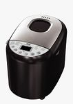 AMERICAN MICRONIC Bread Maker with 19 Pre-Programmed Menus, 3 Crust Colors, LCD Display, and 550W Power - Model AMI-BM3-550WDx (Black & Steel)