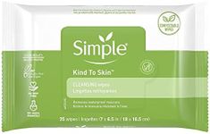 Simple Cleansing Facial Wipes 25 Count (Pack of 3)