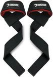 DMoose Fitness Lifting Straps - 4mm Neoprene Padded Wrist Straps for Weightlifting & Powerlifting - Cotton Lifting Strap with Silicone Grip for Men & Women - Durable Deadlift Straps for Gym Workout