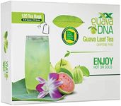 GuavaDNA Guava Leaf Tea Individually Wrapped Teabags by MATCHA DNA | 100% Pure Guava Leaves, Nothing Else Added (120 Teabags)