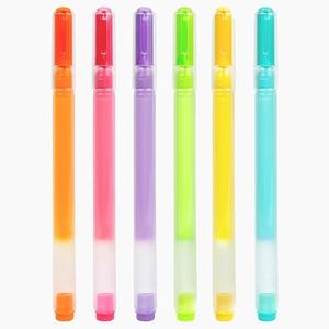 Smilo 3D Acrylic Gel Pens, 6 Color Opaque Paint Pens with 1.0mm Bullet Tip for Black Paper, Journaling & DIY Crafts — No-Smear Quick-Dry Raised Effect Art Markers