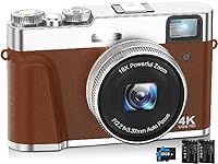 NEZINI 4K Digital Camera,Auto Focus