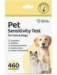 Check My Body Health Pet Sensitivity Test for Cats or Dogs, Easy to Use at Home Food Sensitivity Test for Cats & Dogs, 460 Different Intolerances Tested, Hair Analysis Testing Kit, Results in 5 Days