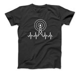 Funny Ham Radio Art for Men Women Ham Operator Amateur Radio T-Shirt Sweatshirt Hoodie Tanktop for Men Women Kids Black