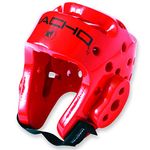 Macho Dyna Headgear for TKD Karate (Red. Large)