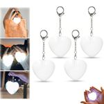 OKESYO Purse Glow Heart Light, 4Pcs Purse Lights Handbag Lights, Sensor Touch Activated Purse LED Lamp, Bag Lights for Handbag Rechargeable for Women Ladies Girls Gift