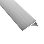 nielsen Aluminium L-Shaped Angle Profile, Natural Mill Finish 2000x15x10 mm, Thickness 1mm, Length 2m, Corner Trim, Edge Protection, Finishing and Decoration