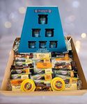 TOPLINE Luxury Selection of 9 Different Cheeseboard Varieties and 6 Chutney's Gift Set Him and Her | 24 Ilchester Cheese Individually Wrapper Portions and Hampton's 6 Luxury Chutneys Gift Hamper