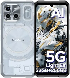 DOOGEE Blade GT (2025) 5G Rugged Phone with LED Light Effect,10.5mm Ultra-Thin,32GB+256GB Android 14 Rugged Cell Phone,Octa Core Gaming Phone,6.72" FHD+120Hz,48MP+20MP,IP68 Waterproof Phone