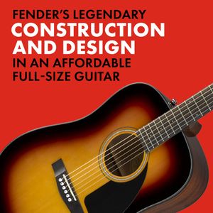 Fender CD-60 Acoustic Guitar – Sunburst Finish