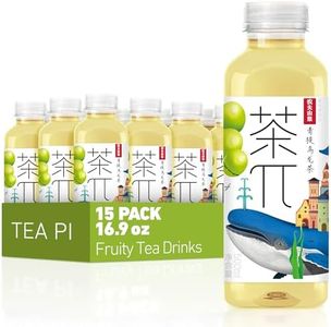 Tea PI Green Grape Oolong Iced Fruit Tea, 16.9 Fl Oz (15 Pack)