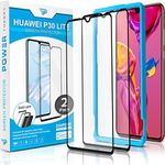 Power Theory Screen Protector for Huawei P30 Lite/P30 Lite New Edition [2-Pack] Full Cover 3D Premium Tempered Glass Screen Protectors