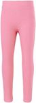 iiniim Kids Girls Cotton Skinny Jeans Elastic Waist Solid Color Legging Pants Casual Soft Classic Ankle Length Trousers Pink 11-12 Years