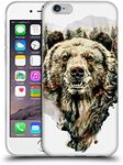 Official Riza Peker Bear Animals Soft Gel Case Compatible for Apple iPhone 6 / iPhone 6s