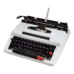 IAKAEUI Typewriter Manual Portable and Easy to Use - Red Black Ribbon Set - Carry Case Included