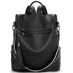 Telena Travel Backpack Purse for Women PU Leather Large Ladies Shoulder Fashion Bags