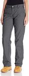 Carhartt Women's Rugged Flex Loose Fit Canvas Work Pant, Coal, 2