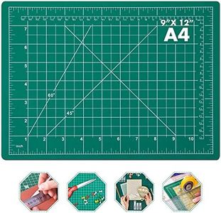 anezus Self Healing Sewing Mat, Rotary Cutting Mat Double Sided 5-Ply Craft Cutting Board for Sewing Crafts Hobby Fabric Precision Scrapbooking Project 9inch x 12inch(A4)