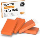 Wontolf Car Clay Bars Auto Detailing 4 Pcs Premium Grade Magic Clay Bar Kit Car Detailing Kit with Washing and Adsorption Capacity for Car Detailing Car Wash Clean 4x100g