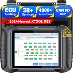 XTOOL D8S OBD2 Scanner with 3-Year Updates, 2024 Topology Bidirectional Scan Tool Upgraded of XTOOL D8, Full Systems Car Diagnostic Scanner with ECU Coding, 38+ Resets, Pre Post Scan, CAN FD & DoIP