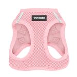 Voyager Step-in Air Dog Harness - All Weather Mesh Step in Vest Harness for Small and Medium Dogs and Cats by Best Pet Supplies - Harness (Pink), L (Chest: 18-20.5")