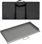 Professional 14x32 in Flat Top Steel Griddle for Camp Chef EX60LW EX60P,Fry Griddle Accessories for Camp Chef 2 Burner Propane Stove Grill,1 Carry Bag