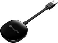 Motorola MA1 Wireless Android Auto Car Adapter - Instant Connection Using Google-Licensed Bridge Technology from Smartphone to Screen - USB Type-A Plug-in - Secure Gel Pad