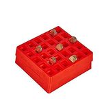 Homava Coin Sorters 30 Slot Coin Organizer, 15.2 X 2.8 X 16.2 cm, Red