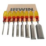 XMS Irwin XMS18S373S8 Marples Limited Edition Splitproof Chisel Set 8 Piece, Wood