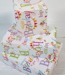 Gift Wrap / Wrapping Paper Pack. 04168A. Happy Birthday, 2 Sheets & 2 Tags