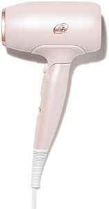 T3 Afar Lightweight Travel-Size Hair Dryer with Auto Dual Voltage, Folding Handle and Storage Bag, Fast Drying, Lightweight and Ergonomic, Frizz Smoothing, Multiple Heat and Speed Combinations