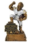 Decade Awards Fantasy Football League Champion Monster Trophy/FFL Winner Beast Award 6.5 Inch Exclusive,gold, silver