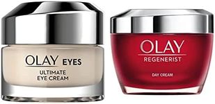 Olay Ultimate Eye Cream For Dark Circles with Colour Correcting Formula Suitable for All Skin Tones,15ml & Cream