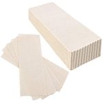 Muslin Strips for Waxing Muslin Cloth Wax Strips Muslin Epilating Waxing Strips Natural Large Cloth Epilating Strips for Hair Removal (100 Pieces)