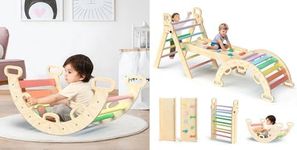 BlueWood Pikler Climbing Set and Montessori Climbing Arch Ladder Toys