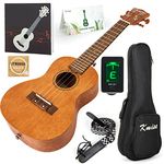 Kmise Tenor Ukulele Starter Kit Mahogany Ukelele 26 inch with Gig Bag Tuner Strap String Instruction Booklet