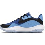 Under Armour Unisex-Adult Lockdown 7 Low Sneaker, (401) Tech Blue/Nimbus Blue/Black, 10 Women/8.5 Men