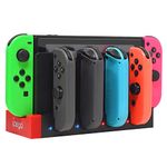 FastSnail Charger Compatible with Nintendo Switch/Switch OLED for Joy-con Controller, Charging Dock Stand Station Base Compatible with Joy-con with Charging Indicator