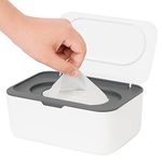 REDMART Moist Wet Wipes Tissue Box, Wipes Dispenser Holder Tissue Storage Box Case with Lid Dust-proof for Home Office