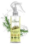 MYHERB Rosemary Water Hair Spray (200 Ml) | 100% Pure Natural And Originol | Rosemary Hair Mist | Hair Spray For Regrowth,Helps Reduce Hairfall,Strengthens Hair | Suitable For All Hair Types