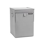 Brabantia Stackable Laundry Basket, 35 L - Light Grey